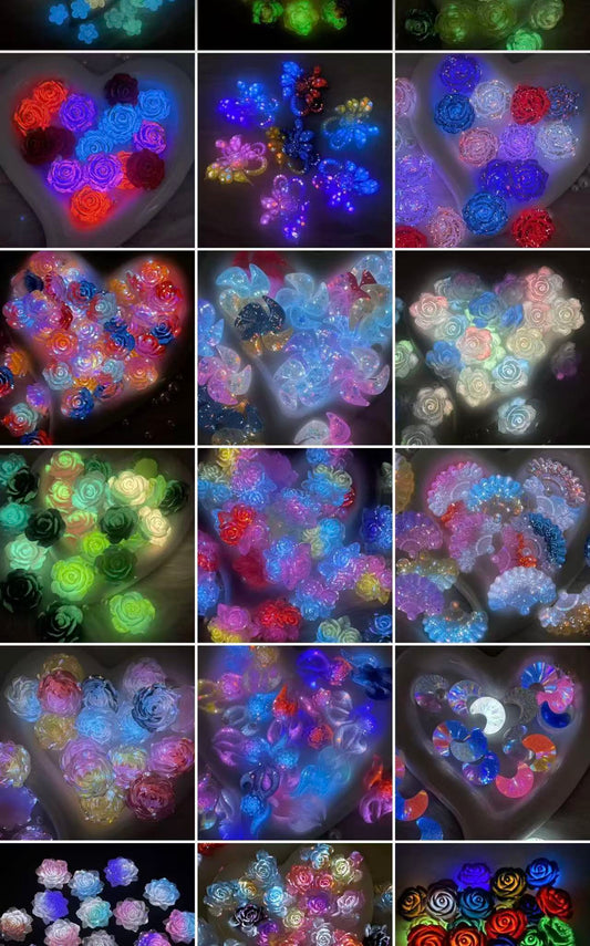 #  Luminous Flowers # Mystery bags ---open in  live